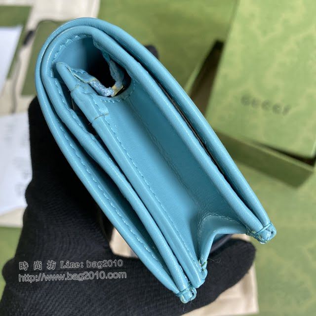 Gucci专柜新款女包, 古驰jackie 1961小巧卡包 Gucci短夹零钱包 645536  gdj1703